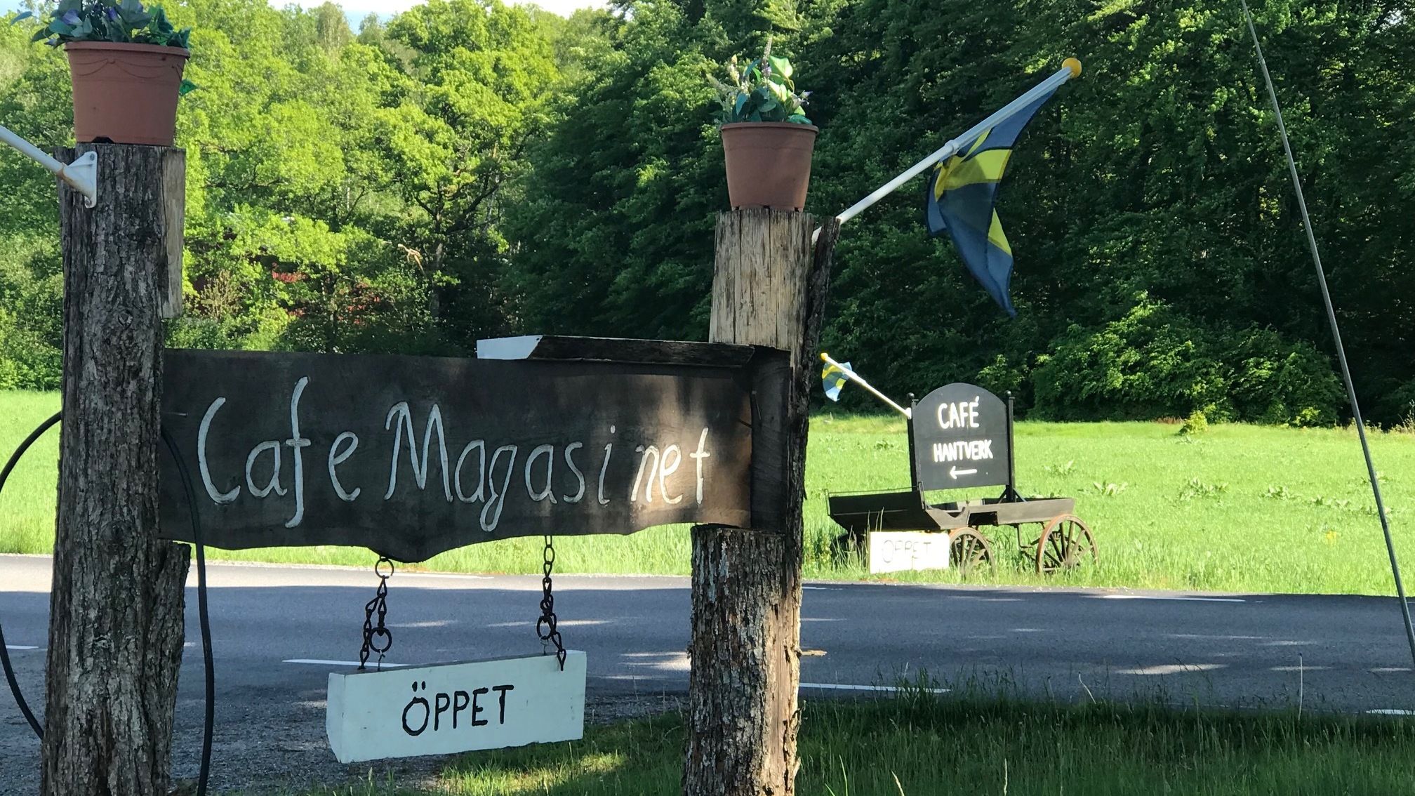 Café Magasinet på Eskekärr Säteri