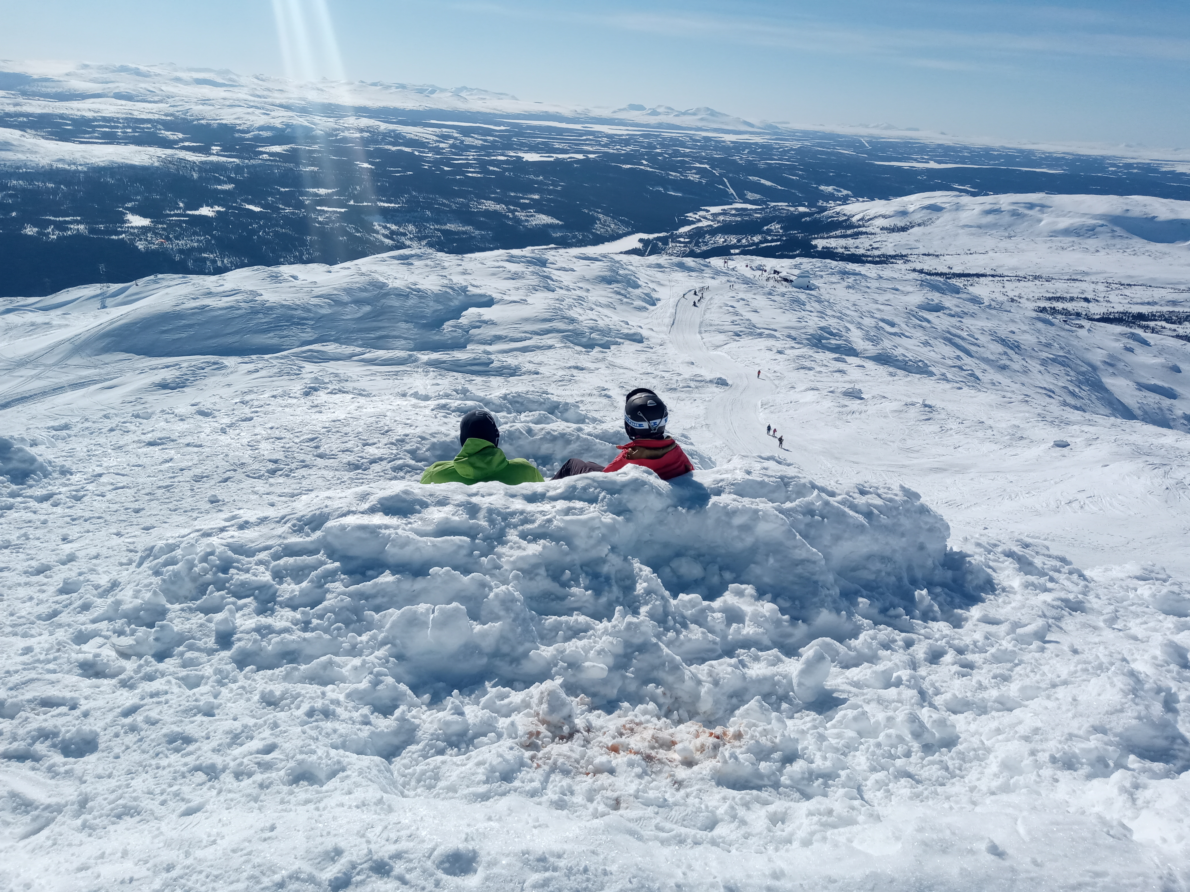 Magnifik utsikt från Åreskutan